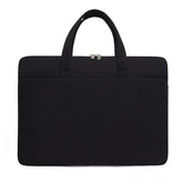 Minimalist Oxford Cloth Business Briefcase — Sleek 15.6" Laptop Handbag — Professional Men's Document Bag & Commuter Computer Case