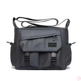 Large Capacity Canvas Messenger Bag - Rugged Workwear Postman Sling for Students & Office Commuting