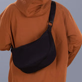 Large Capacity Oxford Cloth "Dumpling" Crossbody Bag - Minimalist Casual Shoulder Sling for Men & Boys