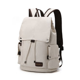 Vintage Canvas Men's Backpack - Large Capacity 15.6" Laptop Bag, Casual Travel Daypack for Middle School, College, and Daily Commute