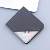 Men’s Ultra-Slim Canvas Bifold - Durable Lightweight Fabric Card Holder & Minimalist Wallet for Students & Young Professionals