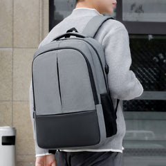 Water-Resistant Large Capacity Business Backpack - 17.3" Laptop Travel Daypack with USB Charging Port for Commuting and Outdoor Use